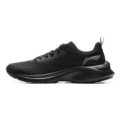 Li Ning Yun Que Bequeme Strapazierfähige Low-Top Laufschuhe Herren Sneaker Schwarz ARSU063-1