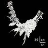 Trim Hollow Out Clothing Decoration Necklace Fake Embroidery Lace Collar Flower Sewing Accessories