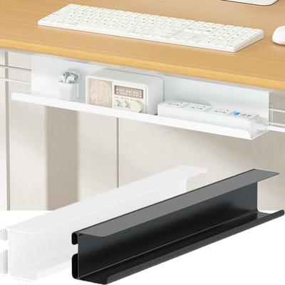 Kabel-Organizer für unter den Tisch, Kabelablage für unter den Schreibtisch, Draht-Organizer, keine Spuren, verbreitertes Design, Schutzablage für verschiedene Tische