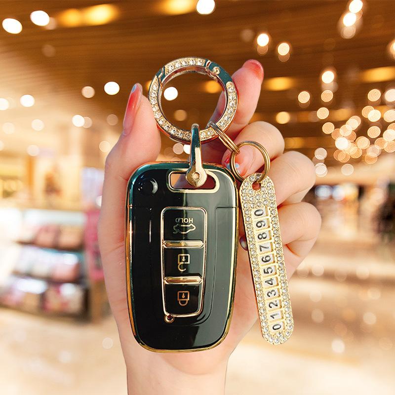 Applicable to Beijing Hyundai car key set x35 Fista ix25 Elantra shell name picture Sonata Yue buckle all-inclusive
