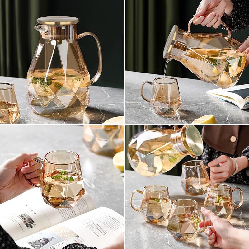 Heat-Resistant Glass Teapot and Cup Set