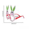 1Pc Easter Decoration Glasses for Children Chick Rabbit Egg Shape Glasses Frame for Easter Party Ornaments DIY Festival Supplies