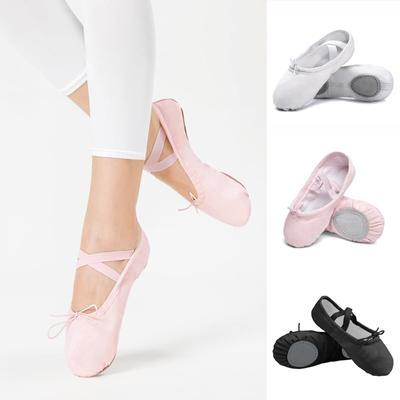 Girls Ballet Shoes Boys Toddler Soft Leather Dance Slippers For Toddler/Little Kid/Big Kid