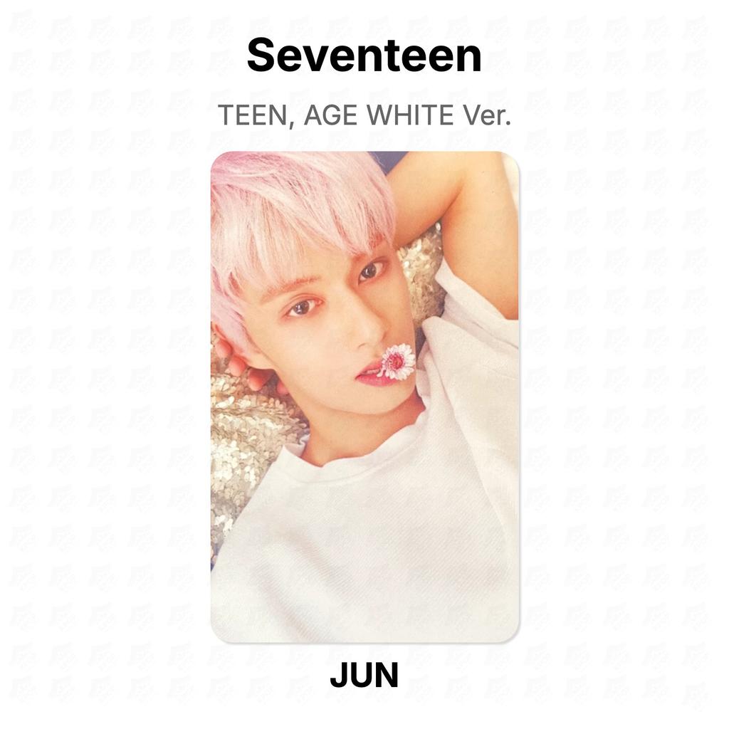 Seventeen TEEN, AGE WHITE Ver. Official Photocard