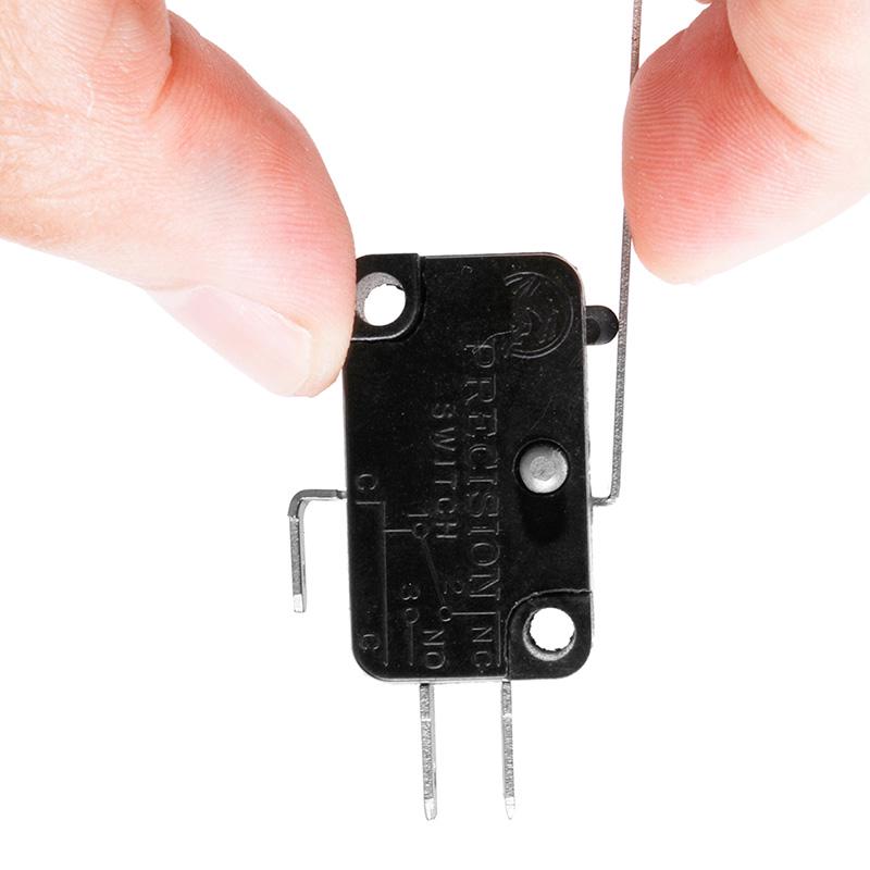 5 Pieces KW7-9 Snap Action Button Limit Switch AC125V/250V 15A NO/NC Easy to Use