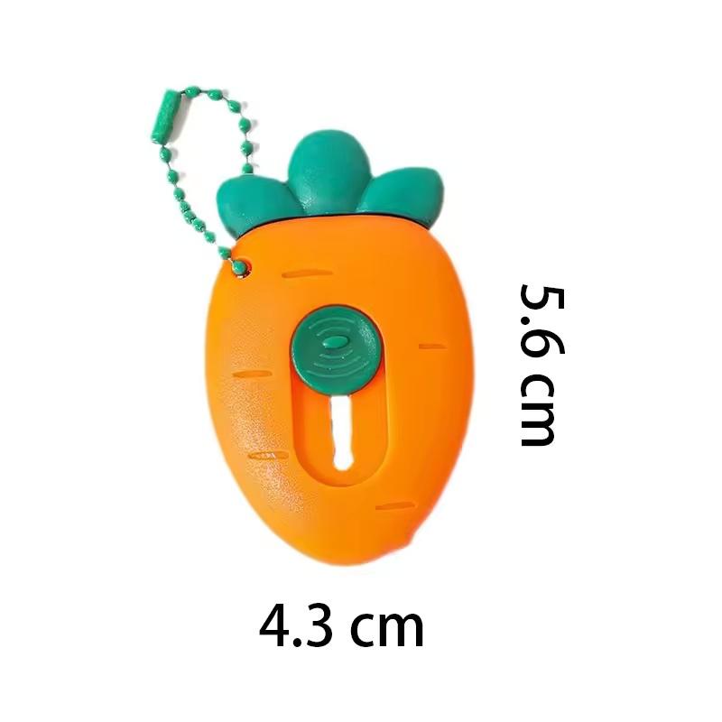 1 Stück Süßes Mini-Fruchtform Bastel-Utility-Messer Tragbares Schüler-Papiercutscher-Werkzeug zum Öffnen von Paketen und Briefen