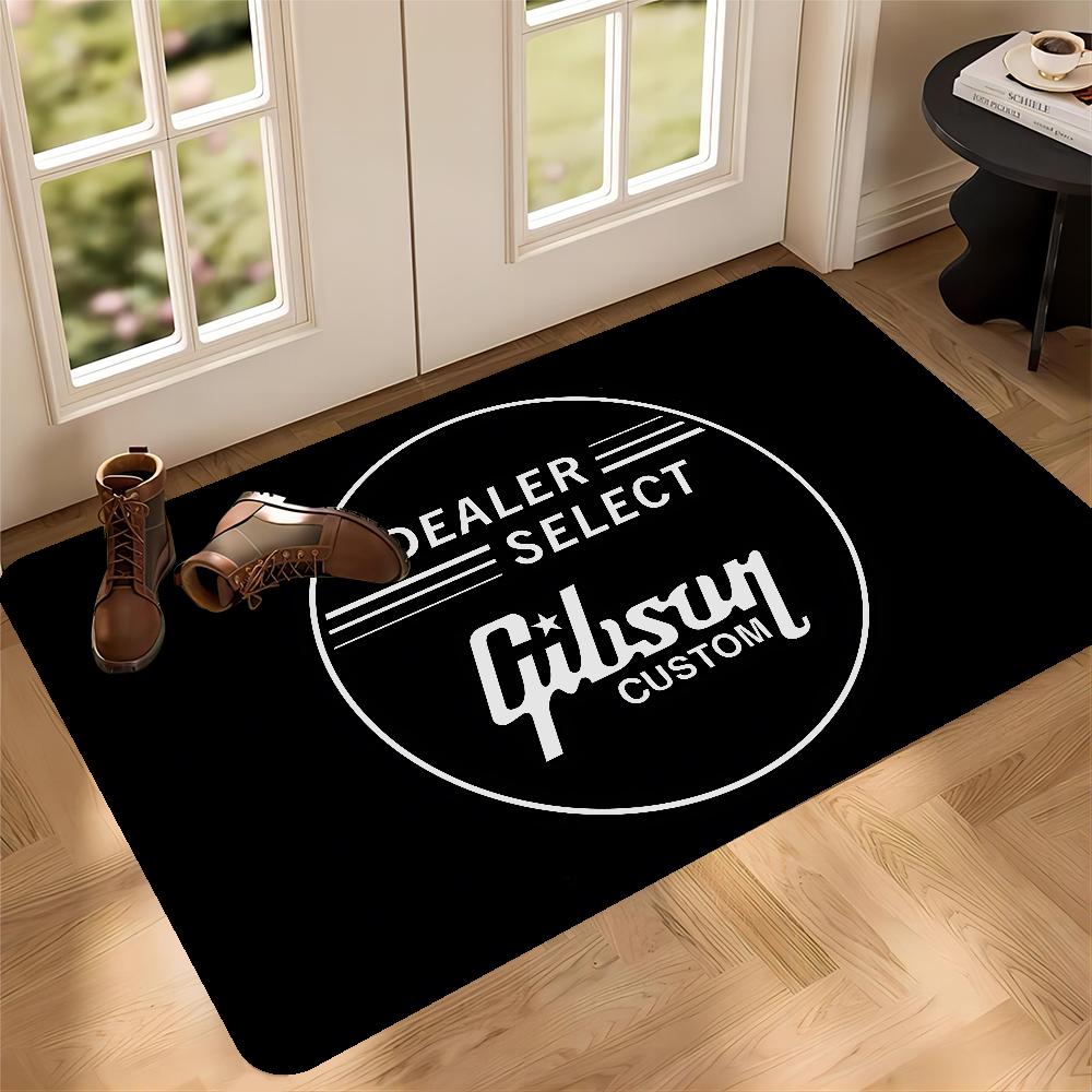 G-Gibson Music Door Mat Non-Slip Laundry Room Mat Laundry Decor Balcony Child Living Room Welcome Doormat