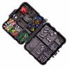 257PCS Fishing Lure Set Metal ABS Corrosion Resistance Anti Winding Fishing Hook Kit for Outdoor with Black Storage Box