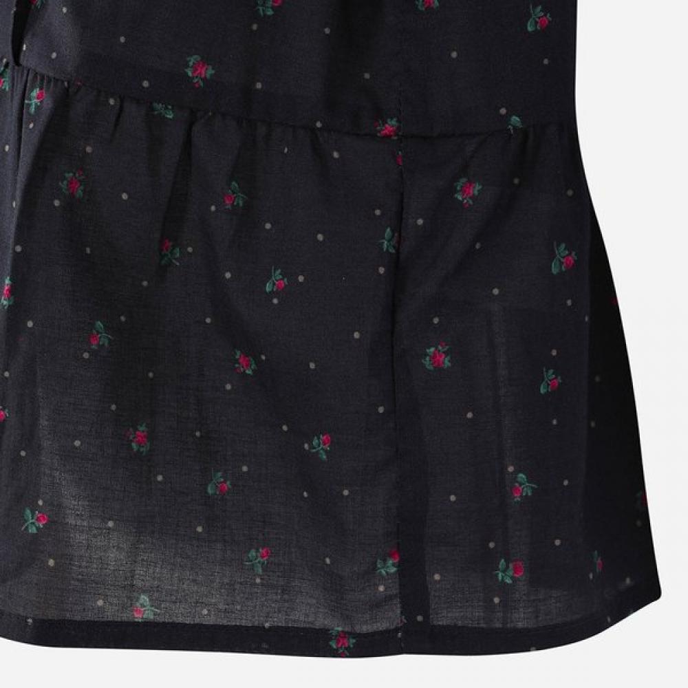 Thursday Island Women Flower Square Neck Peplum Blouse T264mbl944w
