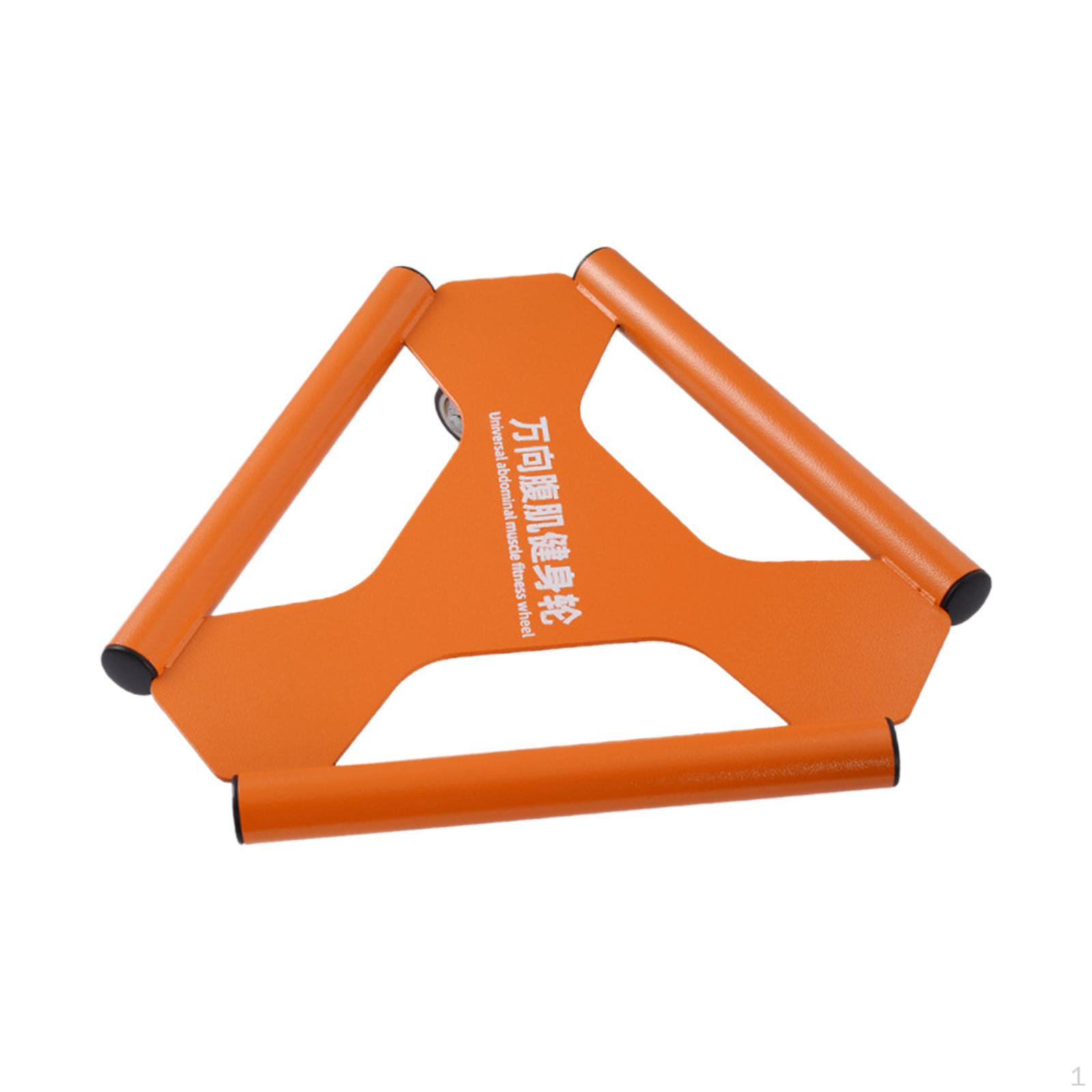 

Abdominal Roller Disc Muscle Wheel 3 Universal Wheels Slider Silent Sliding Plate Indoor помаранчевий