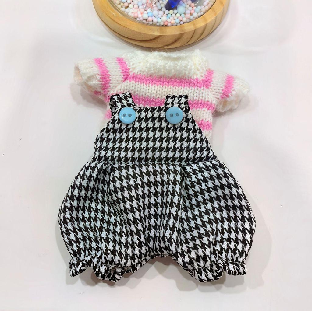 LABUBU Plush Accessories: Shark Suit Bear & Duck Sofa Pendant Replacement