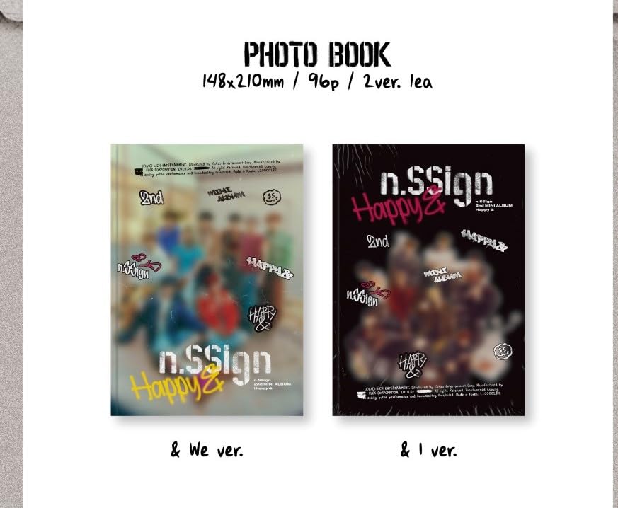 2nd Mini Album n.SSign 'Happy &' (Korean Edition)