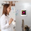 Decorative Acrylic Fridge Magnet Magnetic Refrigerator Music Player, NFC Enabled Vinyl Record Magnet, Home Kitchen Box with LED Light, Decoration for