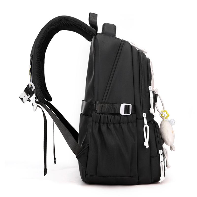 Zaino per studenti delle medie JLD Nuovo Cartone animato carino Spallaccio regolabile Ragazza adolescente Borse scolastiche Nylon Impermeabile Robusto Durevole Borsa per libri per alunni