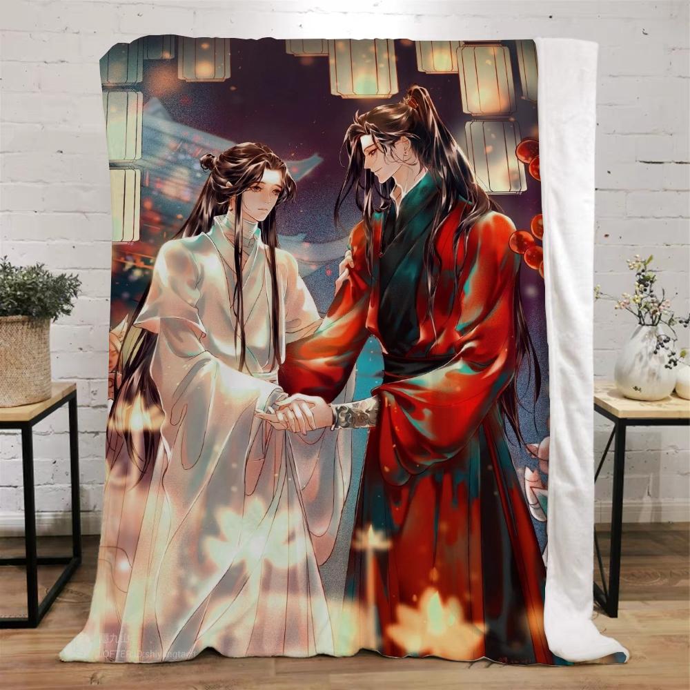 Heaven Official’s Blessing Kinderdecke Bett Innenraum für Zuhause Luxus Decken & Überwürfe Flauschiger Plaid Strandtuch Überwurf Knie Weich