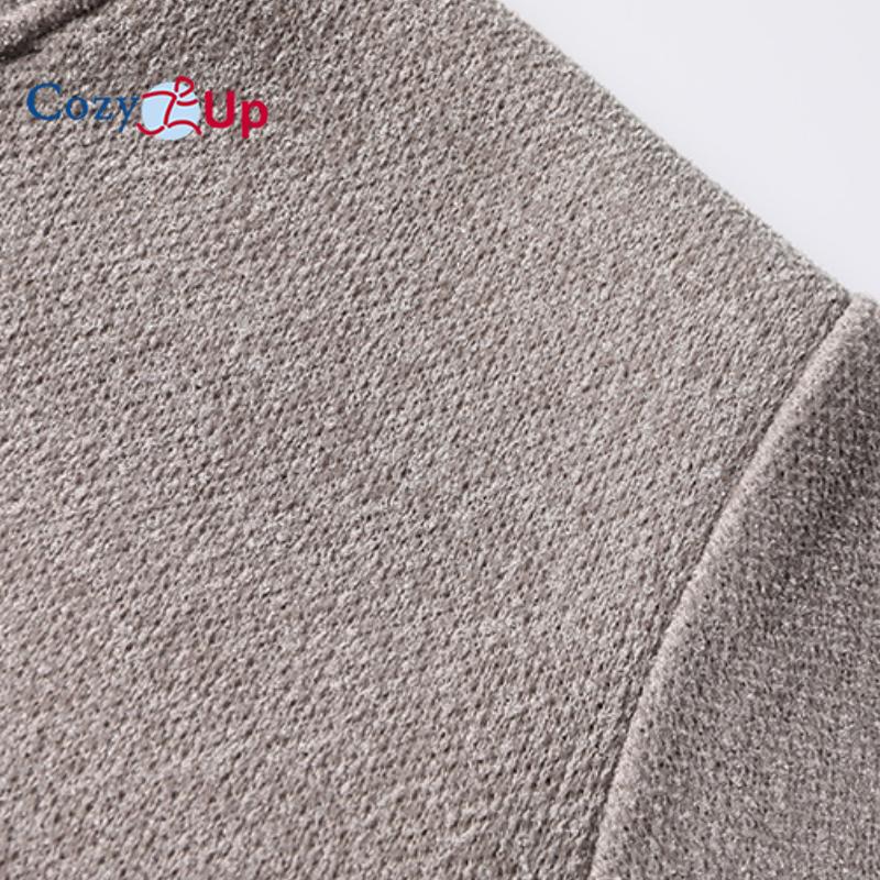 Cozy Up Men's Plush and Thickened Printed Outside Warm Sweater