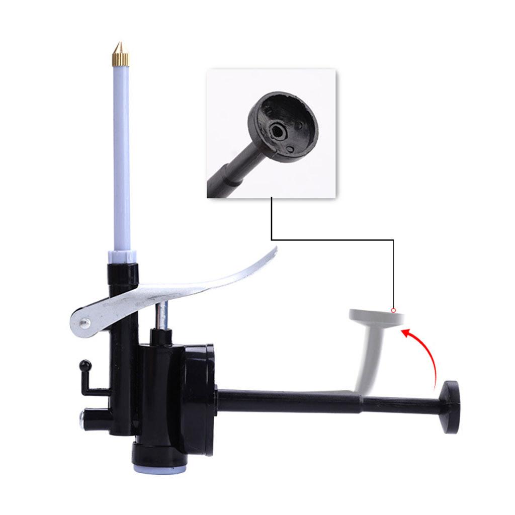 Pistols Pump Oiler DIY Home Maintenance Pump Oiler Can with Hose 250cc Capacity High Pressure Transparent Oil Pot