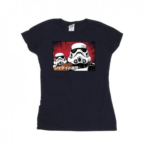 

Star Wars Womens/Ladies Stormtrooper Japanese Cotton T-Shirt білий
