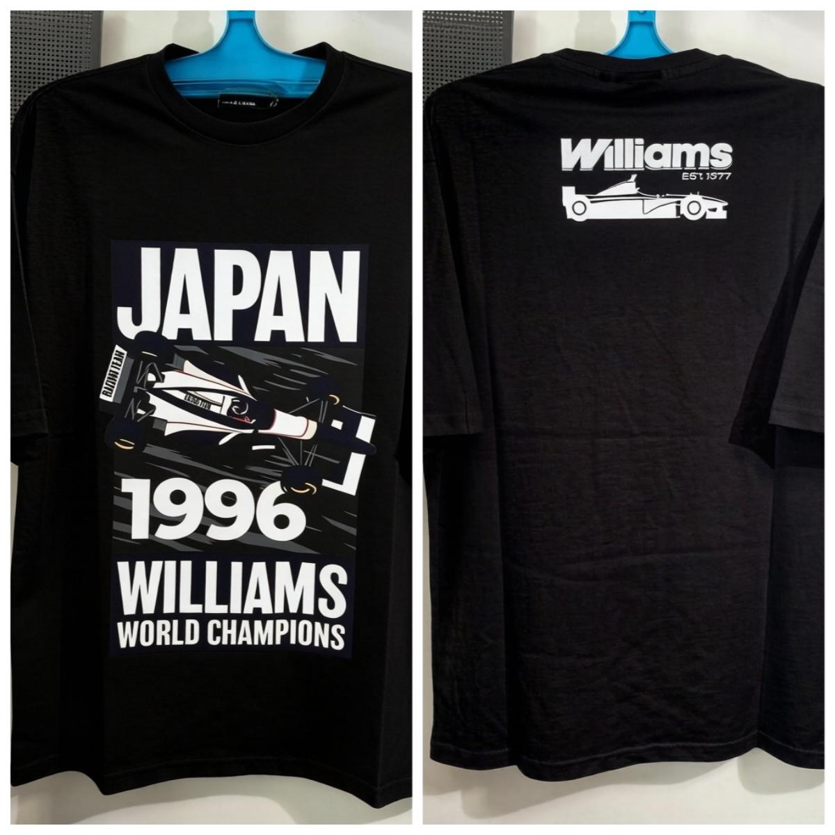 

Japan Style Graphic Streetwear Tee Unisex s Williams Racing Limited Edition Premium Cotton Pattern Printed Short Sleeve Casual S