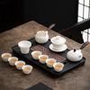 Qianyu White Porcelain Gongfu Tea Set with Auto Water Supply