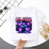 Süßes Cartoon KPop Dämonenjäger Muster Kinder Rosa Pullover T-Shirt für Jungen Mädchen Mode Lässiges T-Shirt