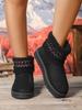 Fashion New Fashion Fluffy Platform Slippers for Women 2025 Winter Plush Warm Cotton Shoes Woman Comfort Non Slip Unisex  Snow boots