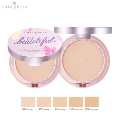 1-2 Beautiful Airy Matte Foundation Powder SPF 30 PA+++ 13 G.- Thai Cosmetic Make Up