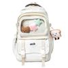 Schoolbag new schoolbag niche design high value three-piece set cute girl backpack large capacity junior high school student backpack