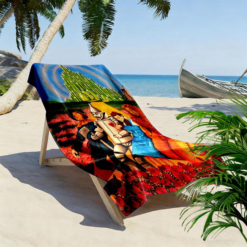 Fantasy Magic Adventure beach towel beach Portable for travel seaside quick-drying swim towel swim Comfort Fashion printing beach
