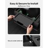 For Tesla Model Y TPE Rear Seat Storage Box Under Air Vent Organizer Backseat Trash Can Garbage Bag Car Interior Accessories