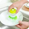 Automatic Liquid-Filling Ball Brush: Gentle, Hydraulic Pot & Dish Cleaner for Easy Kitchen Use Without Hand Strain.