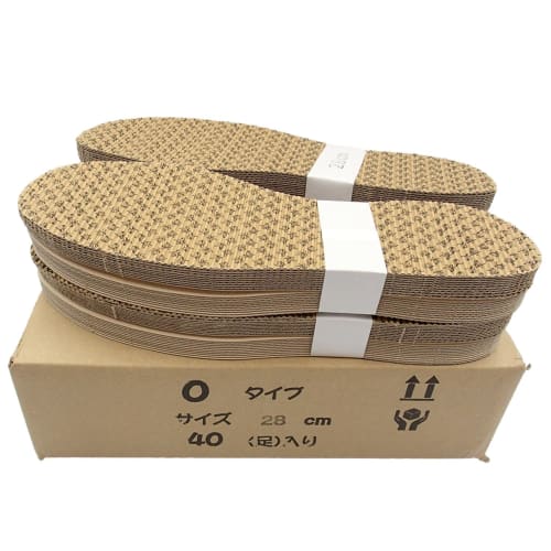 Foot Care Goods.COM Assheet O-Type Value Pack of 40 Pairs (Men's 28cm)