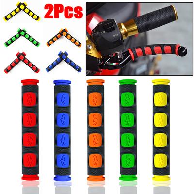 2Pcs Soft Anti-Slip Motorcycle Brake Handle Silicone Sleeve Motorbike Bicycle Protection Cover Protective Handlebar Accessories