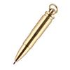 Outdoor Necssery Mini Grip Pen Dry Quickly Brass Comtable Anti-oxidation Solid Brass Ballpoint Pen