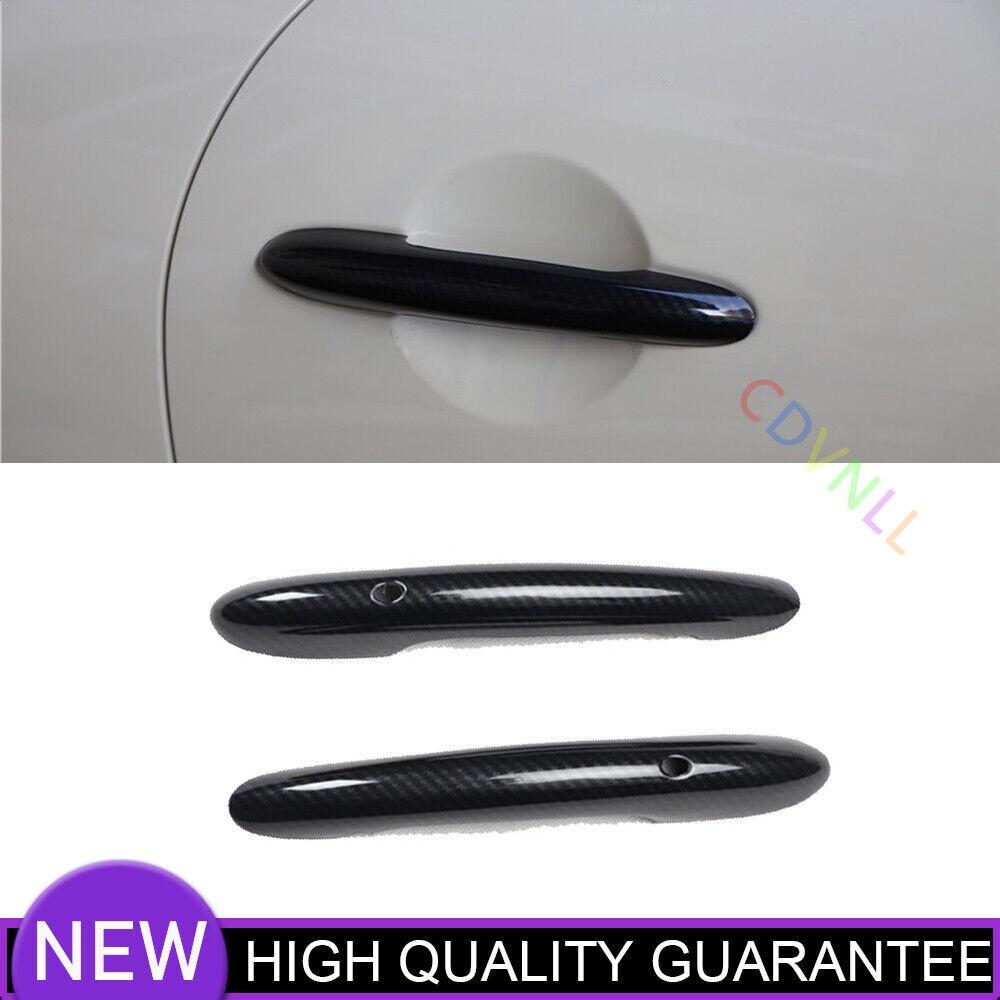 Fit For Mini Cooper F56 2014-2021 Carbon Fiber Outer Door Handles Cover Trim 2*