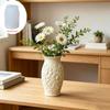Embossed Flower Vase Silicone Mold for DIY Resin, Plaster, Cement