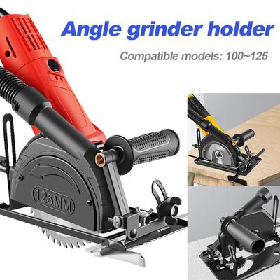 Angle Grinder Converter To Cutting Machine Modified Positioning Bracket Adjustable 0-45° Stable for 100/115/125mm Angle Grinder