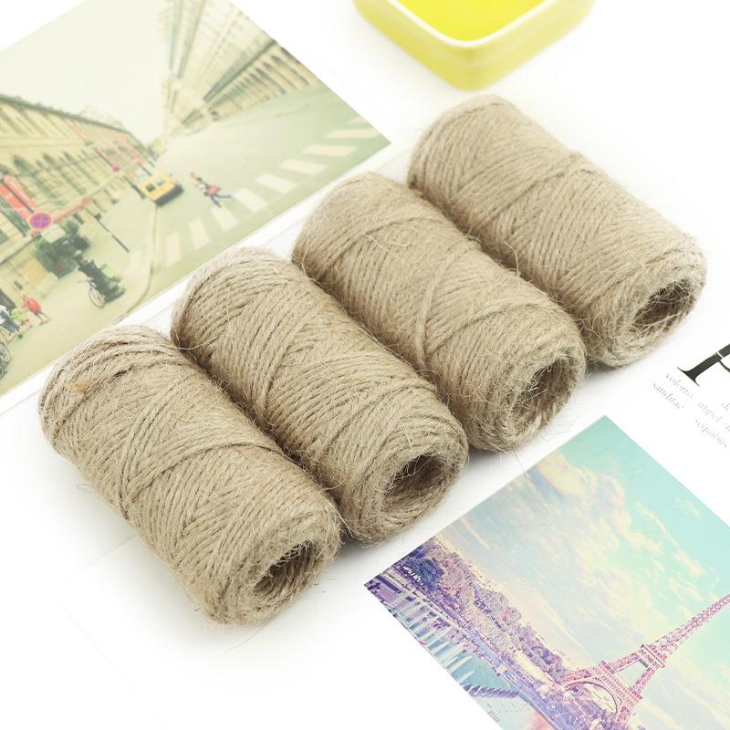 30m Small Reel Hemp Rope, 2mm DIY Jute Rope