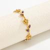 18K Gold Plated Stainless Steel Rose Bracelet Stackable Wrist Jewelry  Stackable Layering Look