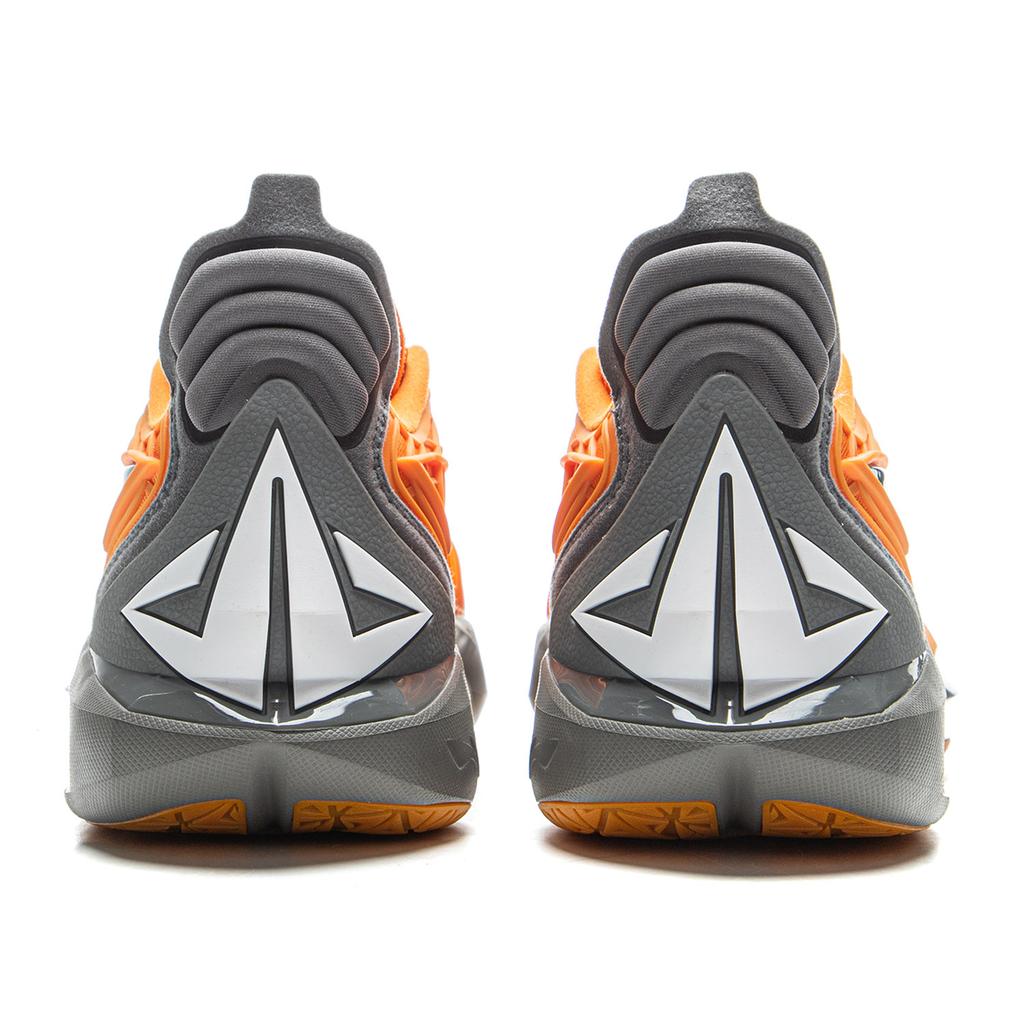 New LiNing JB3 Coverage Anti Rollover Low Top Basketball Shoes Men's Gray Orange ABAU107-26