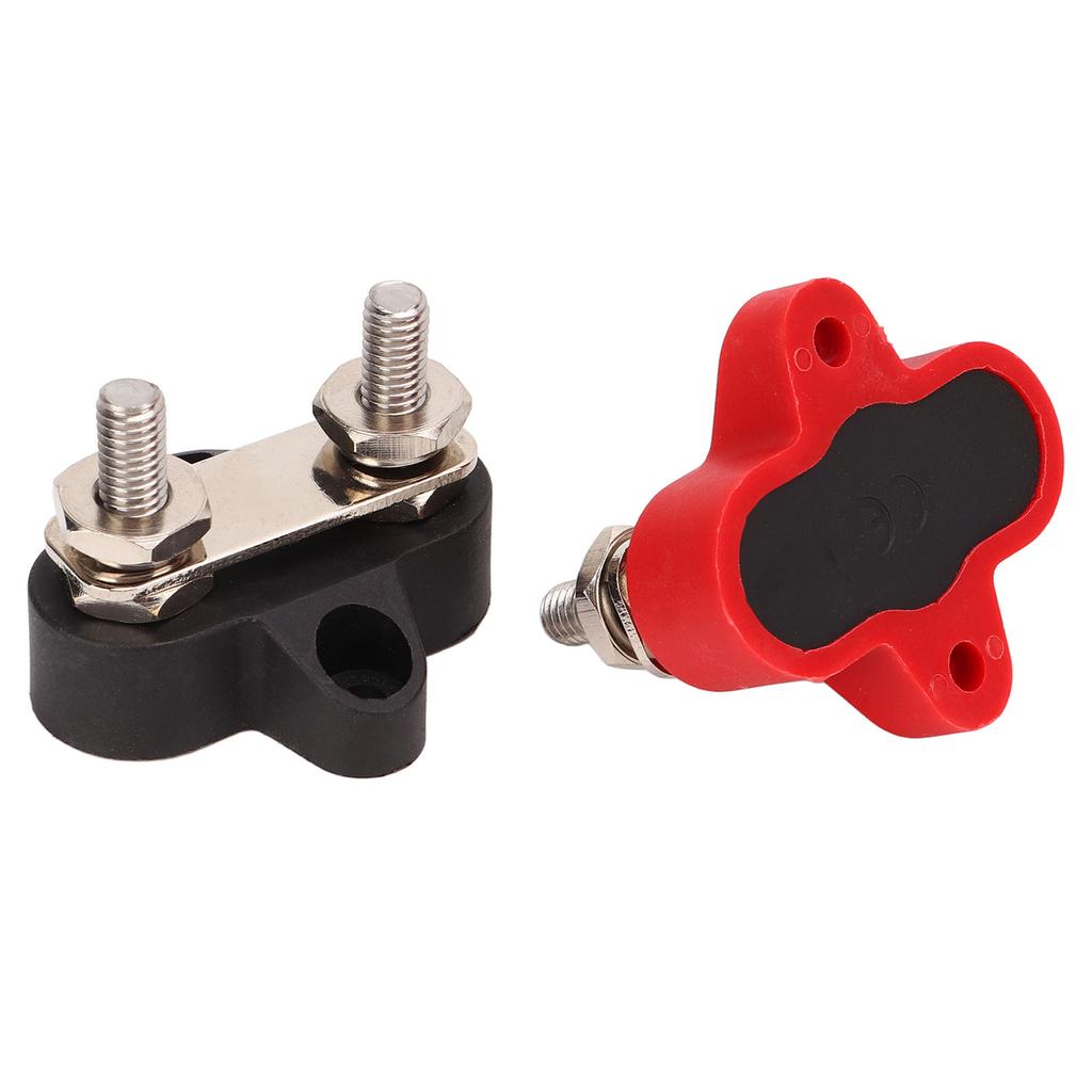 48V Power Distribution Studs Battery Power Ground Junction Post Bus Bar Connector 1 4in M6