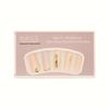 Long Champagne Gold Glitter Wearable Nails - Hot Girl Art Nude European & American False Nail Patches (Removable)