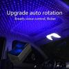 Auto USB starry sky car roof star decoration light ambient light music Rhythm control car interior led starry light for car Neon Lights 4