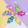 New Genuine Love Bear Doll Plush Pendant Colorful Book Bag Hanging Decoration Rainbow Festival Cuddly Stuffed Fluffy Huggable Kawaii Comfort Adorable