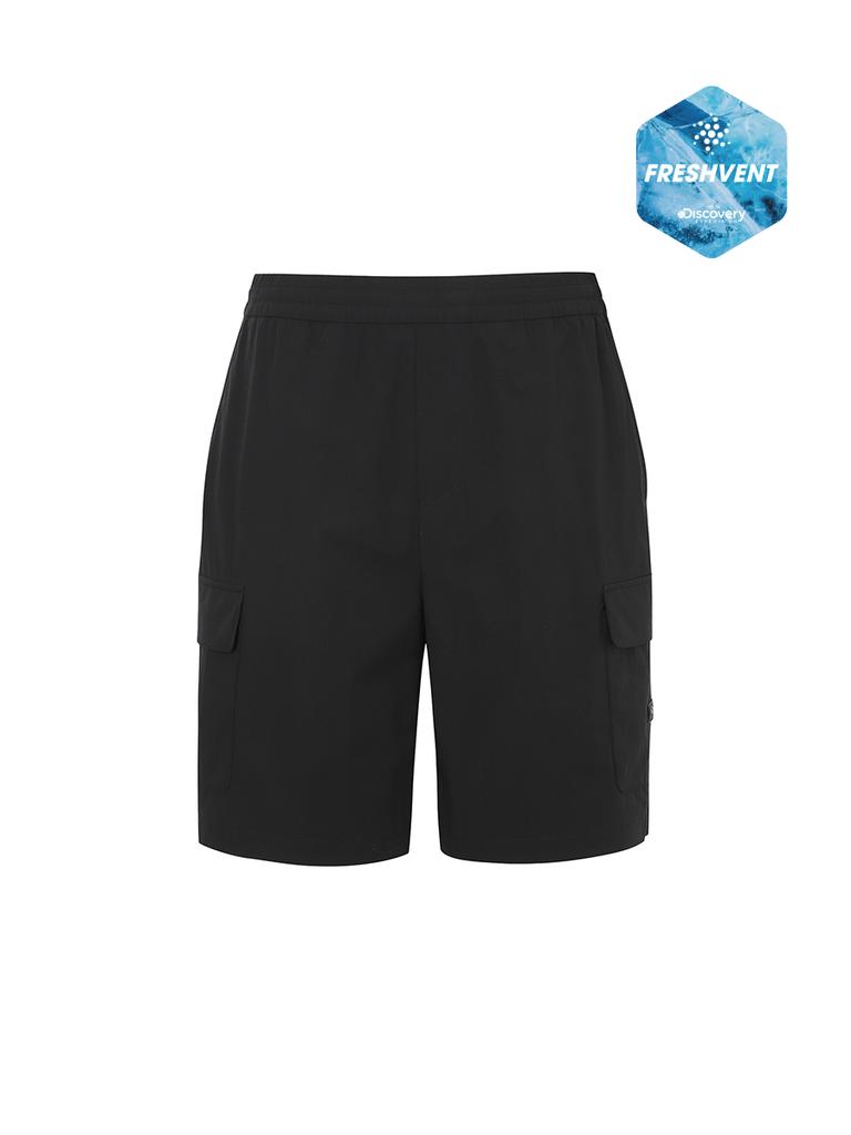 DISCOVERY EXPEDITION Freshvent Fulton Training Cargo Shorts (Black)