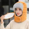 Cold-proof Cycling Caps Thicken Windproof Beanies Fashion Plush Thermal Trapper Hat  Winter Warm
