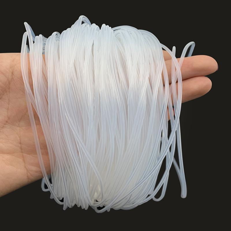 5M/10M Transparenter flexibler Silikonschlauch ID 0,5 1 1,5 2 2,5 3 3,5 4 mm Lebensmittelqualität Schlauchrohr Temperaturbeständigkeit Ungiftig