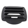 4inch RV Air Vent Louver Plastic Weather Resistant Optimal Airflow Boat Ventilation Outlet Grille Louver for Yacht Black