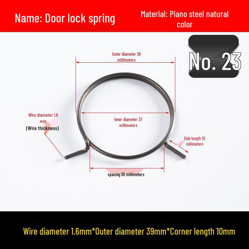 Gelber Innentürgriff Diebstahlsichere Torsionsfeder für Hotel- oder Badezimmer-Schiebetür.