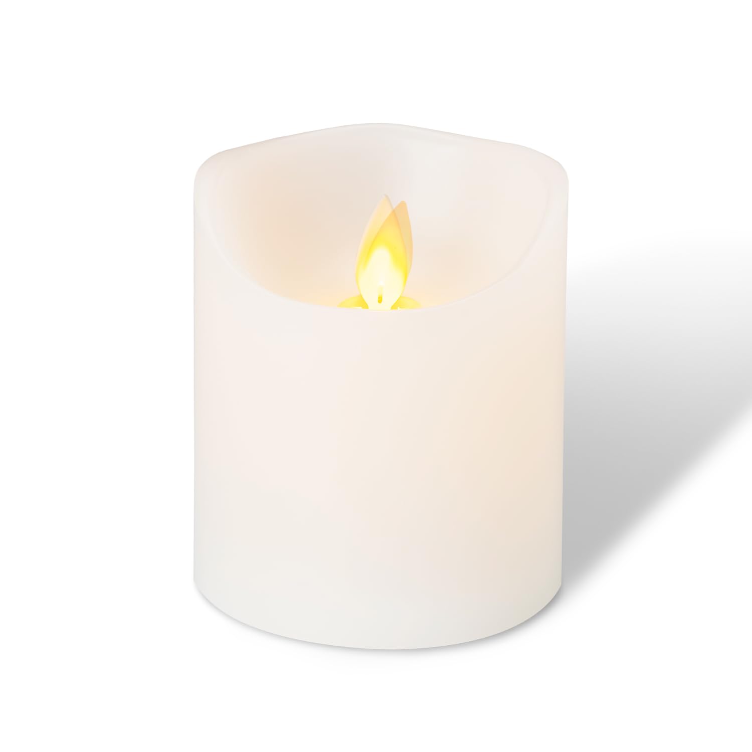 

Fukushodo Buddhist Altar LED Candle with Flickering Flame [Recommended by Funeral Professionals] Battery-Operated LED Candle (Plain)